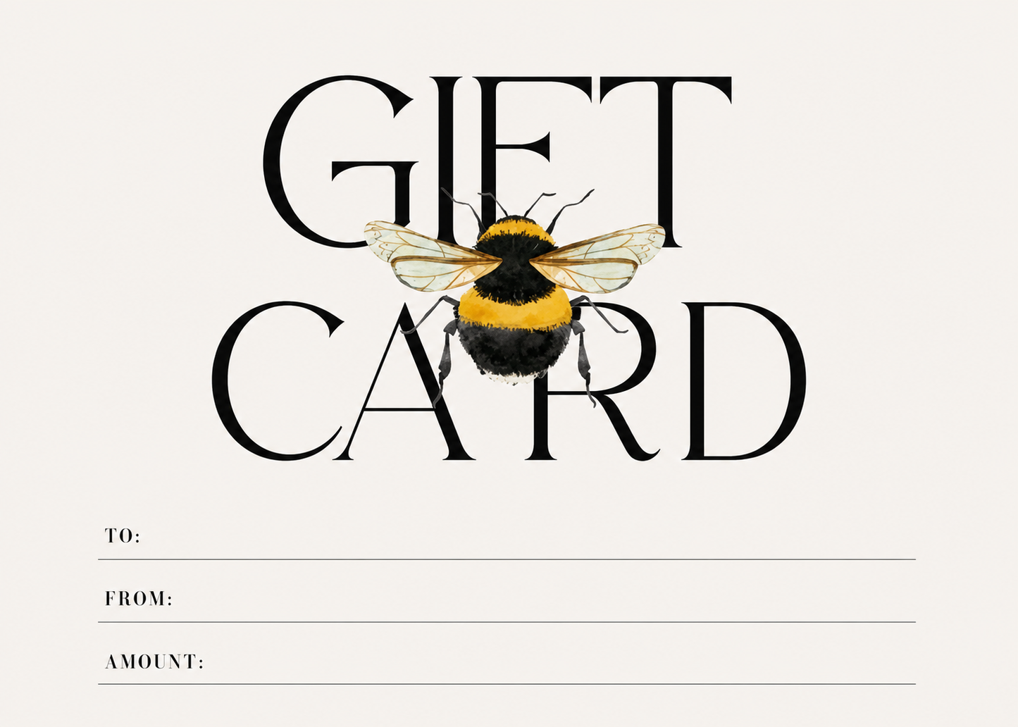 The Bee Shop Gift Card