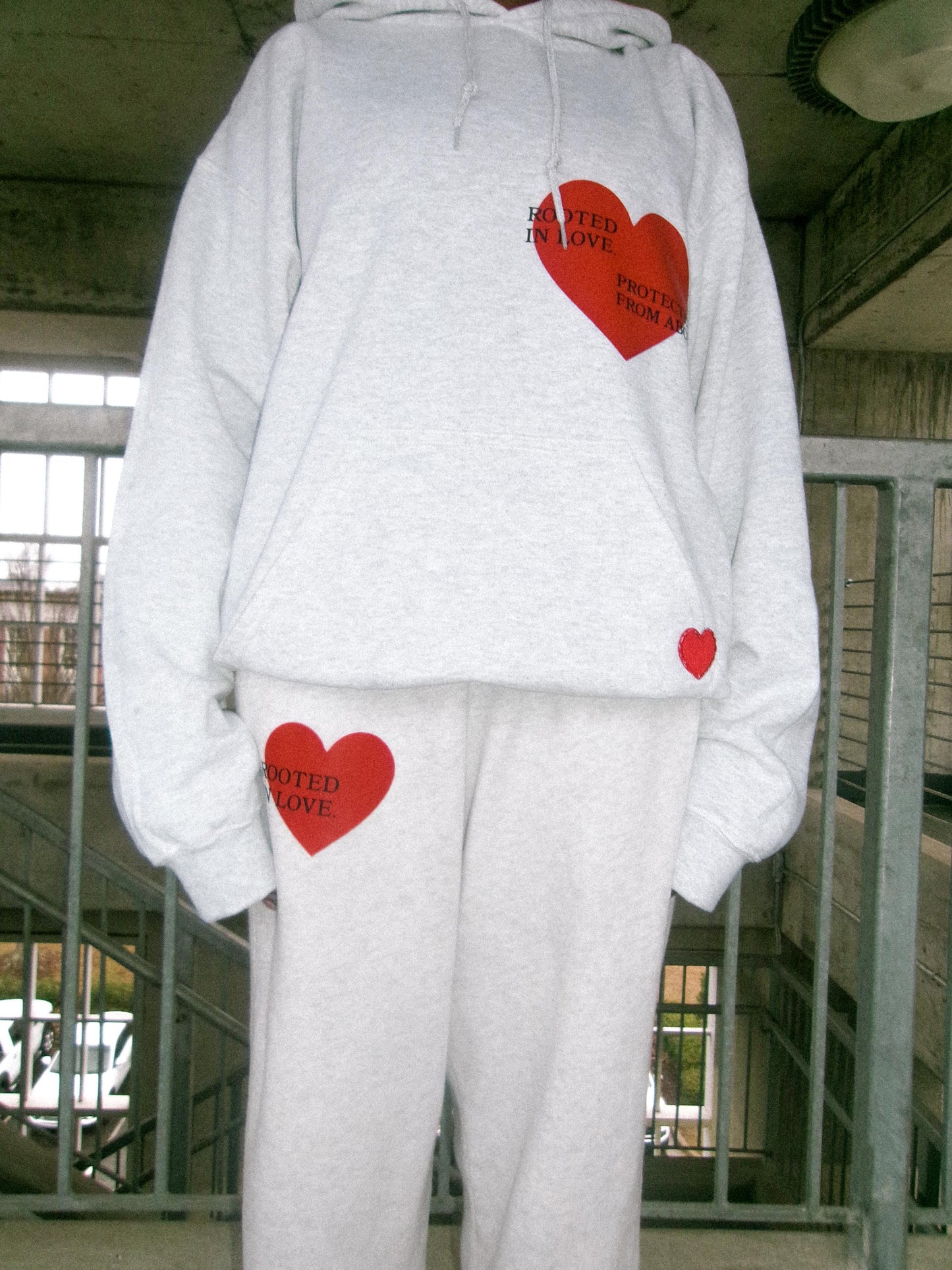 Rooted In Love Heart Sweatpants
