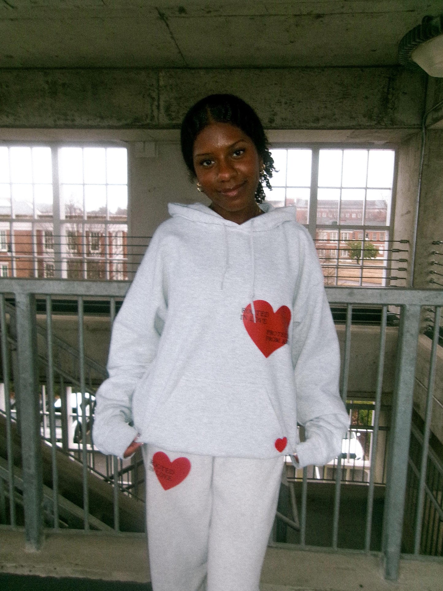 Rooted In Love Heart Sweatpants