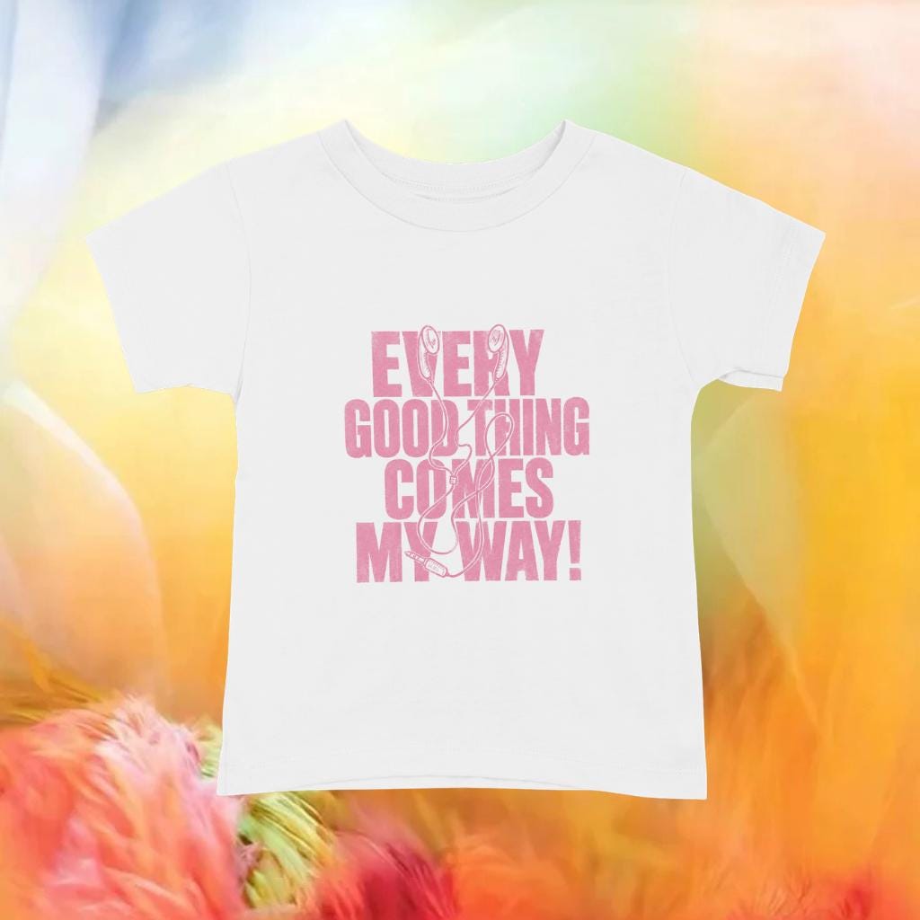 Addison Rae Headphones On Inspired Tee