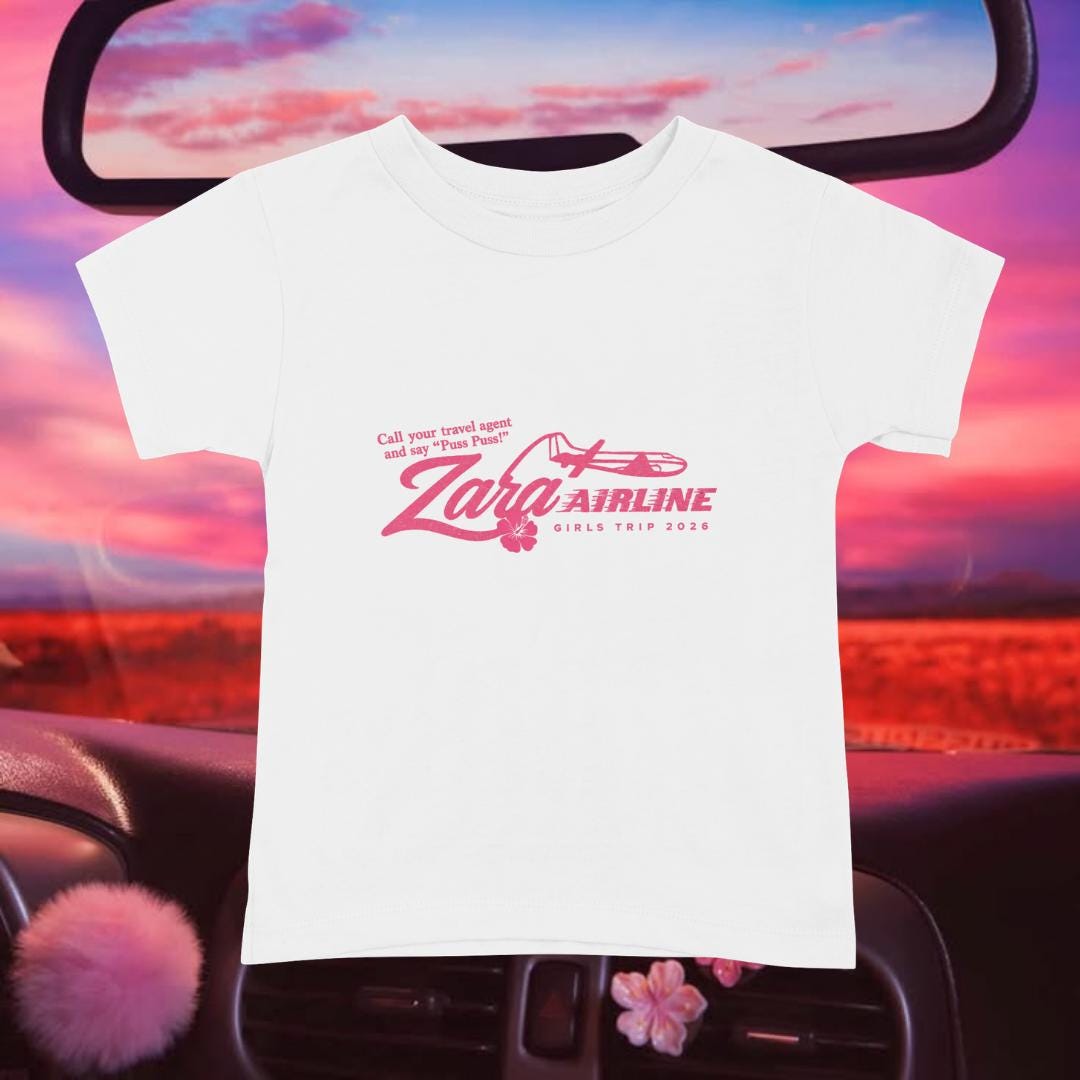 Zara Larsson Girls Trip Airline inspired Tee
