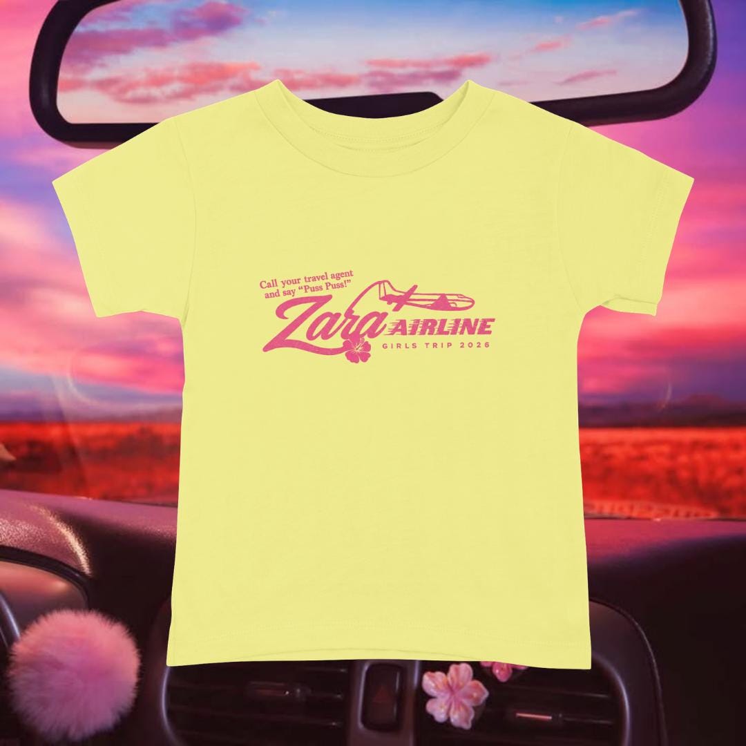 Zara Larsson Girls Trip Airline inspired Tee