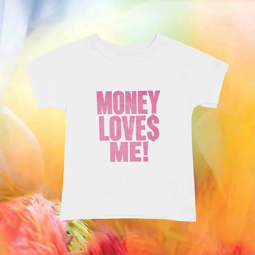 Addison Rae Money Is Everything Inspired Tee