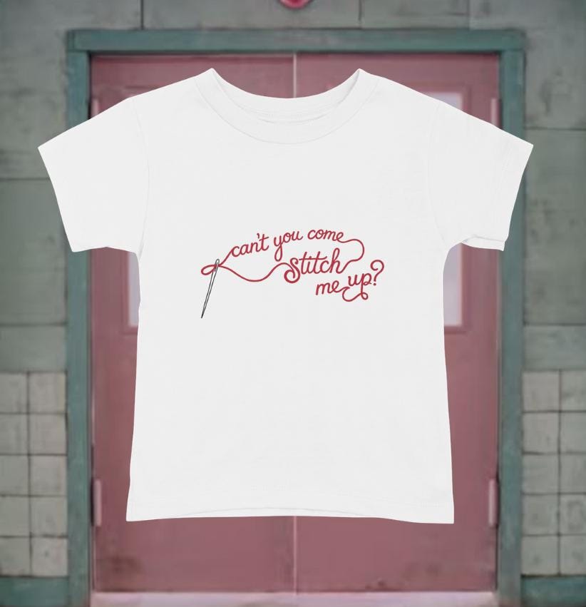 Olivia Can't You Come Stitch Me Up? Inspired Tee