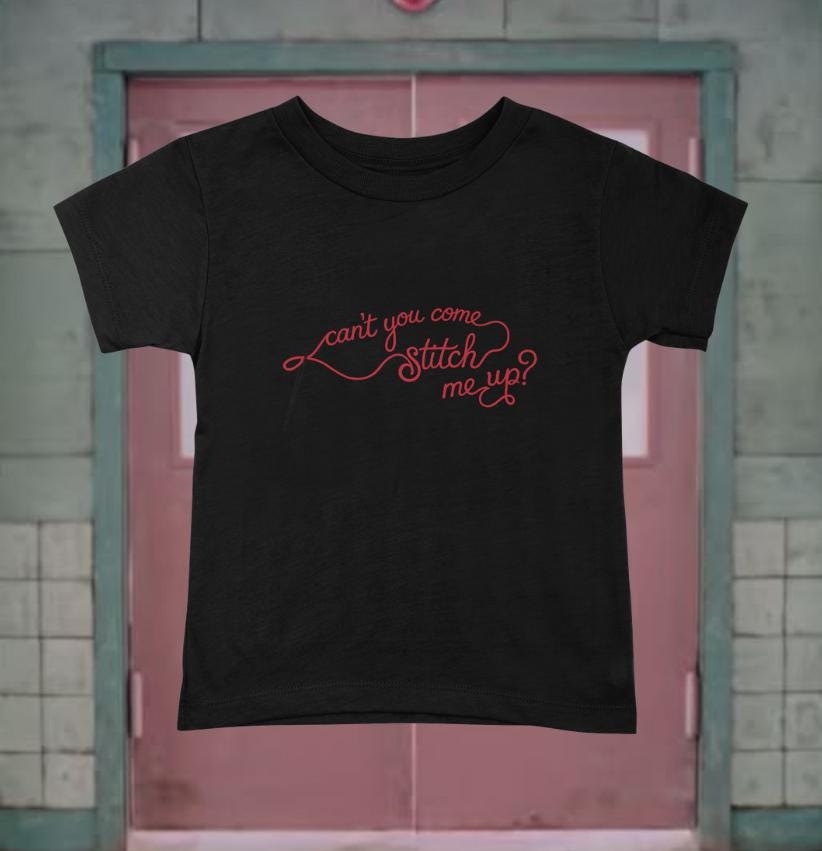 Olivia Can't You Come Stitch Me Up? Inspired Tee